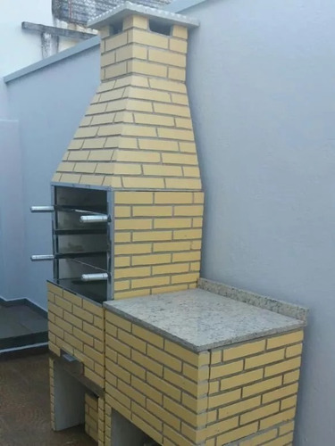 Churrasqueira Pre Moldada Tijolinho Média 65 Cm Várias Cores