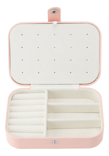 Joyero Portátil Rosa Para Viajar