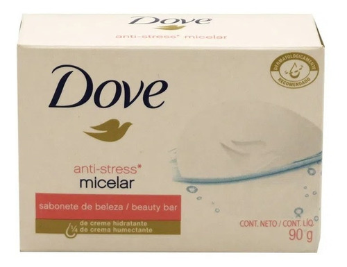 Jabon Dove Beauty Micelar Anti Stress Barra Corporal 90gr