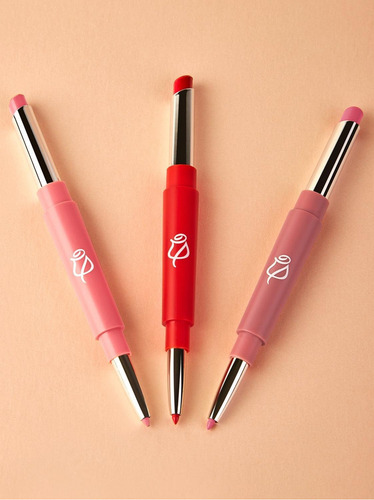 2 En 1 Labial Y Delineador Para Labios Ilusión 20051 Color Rosa