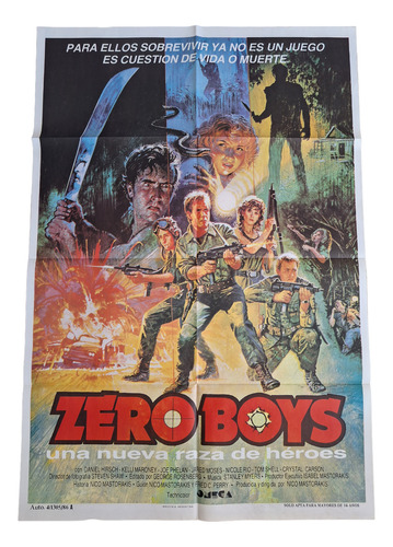 Poster Afiche Cine Original Zero Boys *