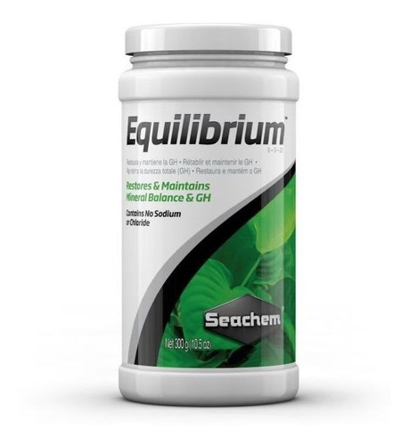 Minerales Para Plantas De Acuario  Equilibrium 300gr Seachem