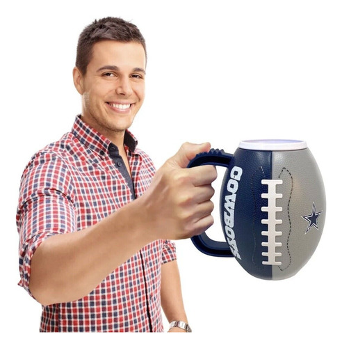 Taza Cerveza Nfl Dallas - A Pedido_exkarg