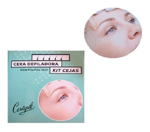 Cera Depiladora De Cejas Cerapil Kit De 54g