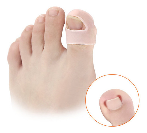 5 Pares De Corrector De Uñas Encarnadas De Silicona, Fundas