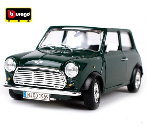 1:24 1969 Bmw Mini Cooper Vintage Coche Modelo De Coche De J