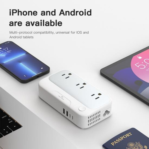 Fbdd Adaptador De Viaje Universal Y Convertidor De Voltaje D
