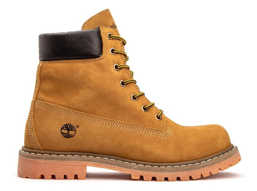 Bota Timberland  Masculina Em  Couro Legitmo Cano Alto 