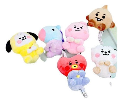 Set Kpop Bt21 Asientos De Sudadera Para Muñeca De 7 Unidades