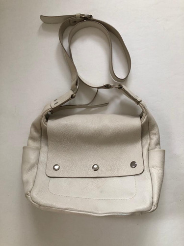 Cartera Prune Cuero Blanco