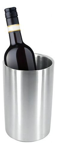 Balde Resfriador De Vinho Em Inox Parede Dupla 1500ml Casita Cor Liso