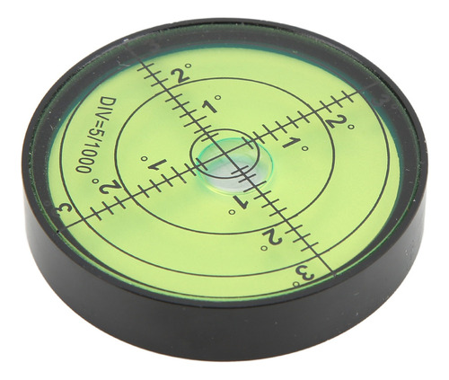 Nivel De Burbuja Circular 60x12mm Choque De Alcohol De Alta