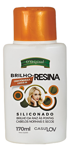 Creme Para Pentear Casulov Brilho De Resina 170ml