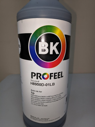 Tinta Corante Inktec Hp Pro8100 8600 8610 8620 - Litro