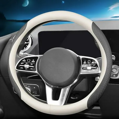 Cubierta De Volante De Cuero Nappa Para Auto, Universal 15 P