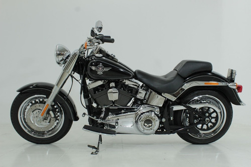 Harley-davidson Fat Boy Flstf 2014 Preta