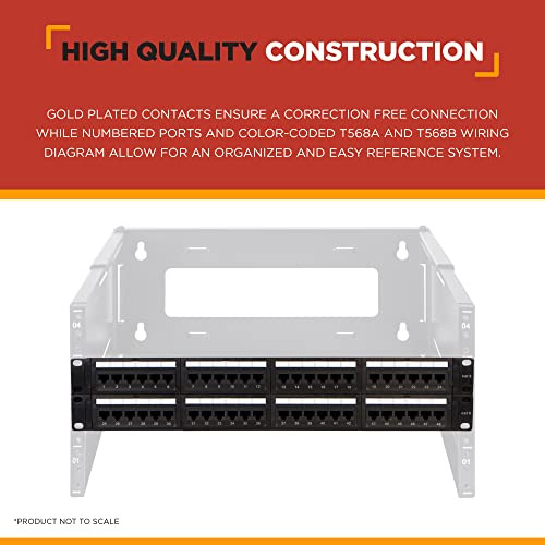 Panel De Conexión Cat6 Rj45 De 48 Puertos De Buyer's Point