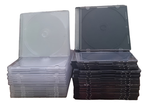Lote De 20 Cajas De Cd Acrílico Slim (Usado)