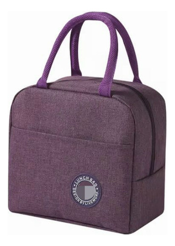 Lonchera Térmica Lisa 5 Colores Moda Dama Mayoreo 12pz