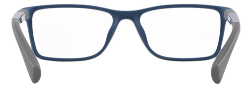 Lente Miraflex Mf4012 Optica Central Color L366, azul fosco, tamanho da moldura: 51 mm