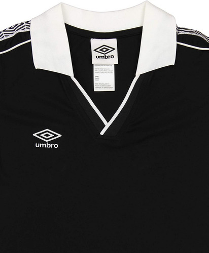 Umbro Playera Cuello V, Manga Corta Mujer, Col Negro Talla G