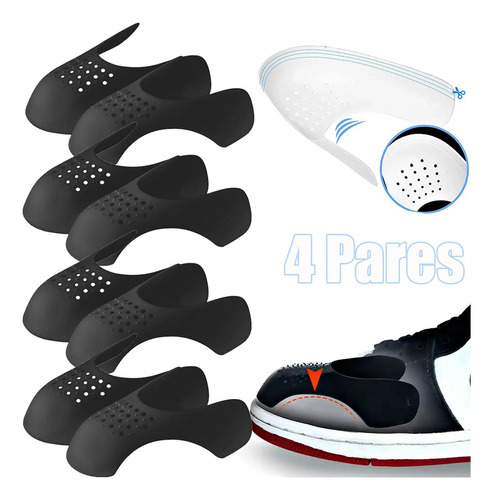 4 Kit De Sneaker Shields 8 Pcs, 4 Pares Sneakers Antiarrugas