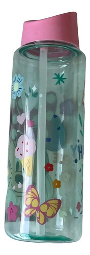 Botella Minnie Con Popote Grande