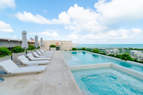 Imagen 1 de 30 de El Mejor Precio X M2! Departamento En Venta En Riva, Puerto Cancún.