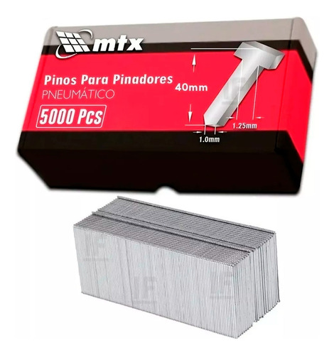 Pinos P/ Pinadores Pneumáticos 40mm X 1,25mm 5000 Un