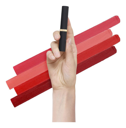 Labial Color Riche Volume Mate Fushia Libre T187 L'oréal
