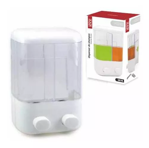 DISPENSER JABON LIQUIDO BLANCO PARED - prolim