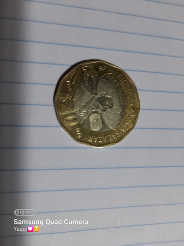 Moneda De 20 Pesos De Emiliano Zapata 1919-2019.