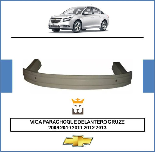 Viga Parachoque Delantero Cruze 2009 2010 2011 2012 2013