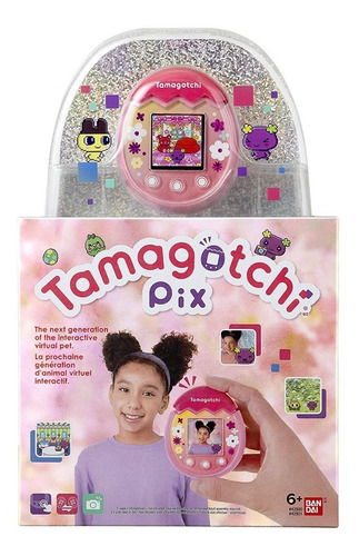 Imagen 1 de 3 de Tamagotchi Pix Mascota Virtual Pink
