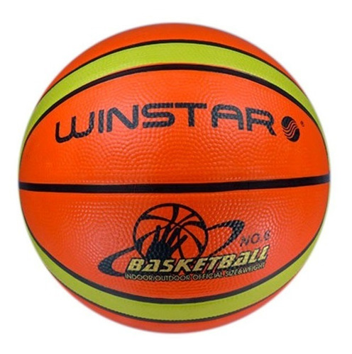 Pelota Balón Basket Basquet Winstar Peso Medida Oficial N° 6