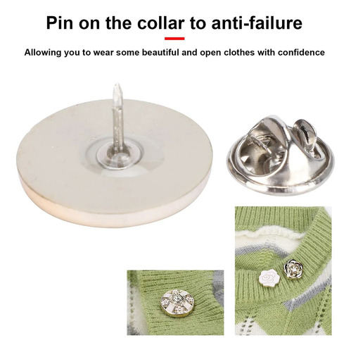 Botones De Broche Para Camisa De Mujer, 30 Botones