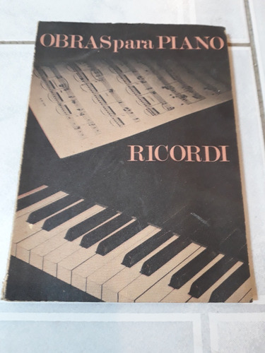 Catalogo General Ricordi Obras Para Piano