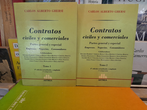 Contratos Civiles Y Comerciales. 2 Tomos. 4ta Ed. Ghersi.