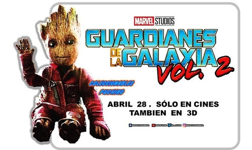 Sticker Original Cine Guardianes De La Galaxia Poster Groot