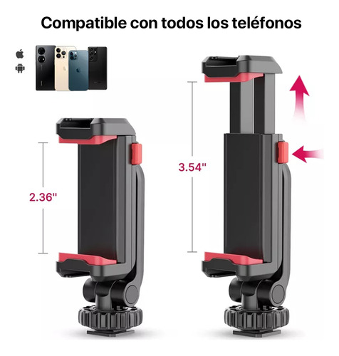 Trípode Ulanzi Mt-79 200cm Más Disparador Bluetooth Más Clip
