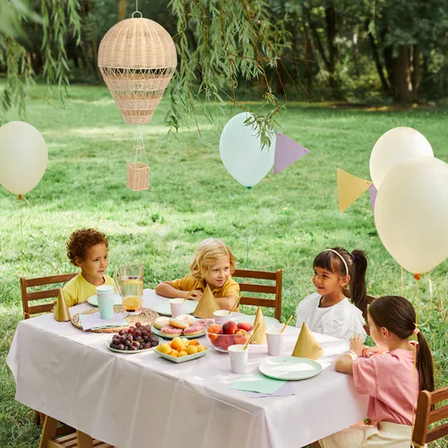 Decoraciones Para El Hogar En Globo Aerostático De Ratán Nat