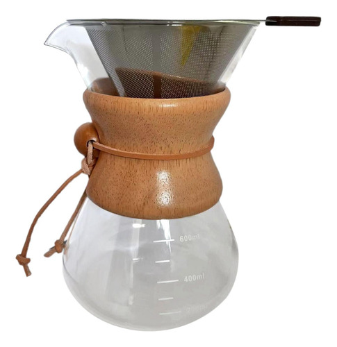 Despeje Sobre A Máquina De Café Filtro Reutilizável 600ml