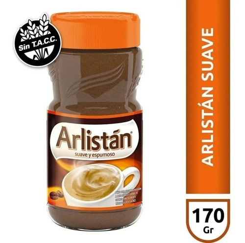 Café Instantáneo Suave Arlistán 170gr Pack X 3 Unidades