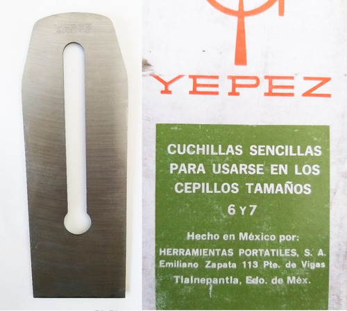 Repuesto Cuchilla Nº 6 Y Nº 7 Cepillo Carpintero - Yepez