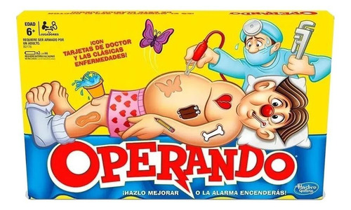 Imagen 1 de 2 de Juego de mesa Operando Hasbro B2176