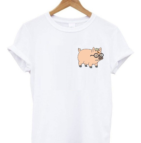 Remera Cerdo Puerco Potter Diseño Unico Para Niños Y Adultos