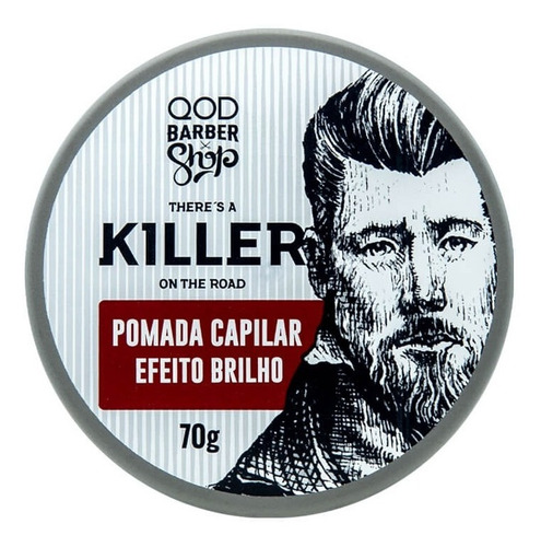 Imagem 1 de 4 de Pomada Killer 70g Efeito Brilho | Alta Fixação | Qbs