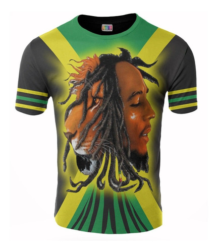  Remera Jamaica Leon Bob Marley  Artemix  Ax-0125