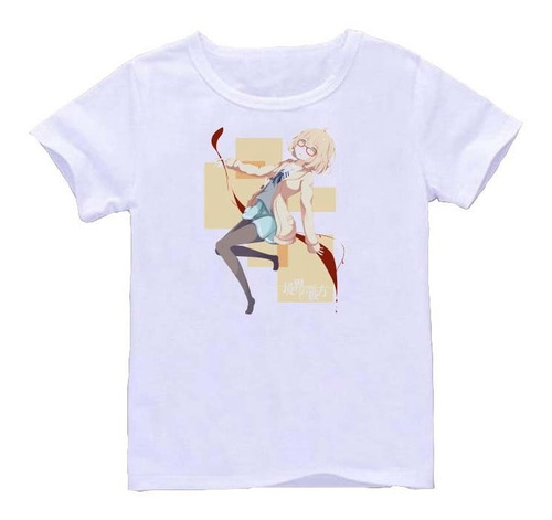 Remera Blanca Mirai Nikki Future Diary Yuno Gasai Art#3