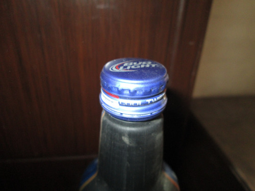 Botella De Colección Bud Ligth Aluminio ¡ojo Coleccionistas! (Usado)